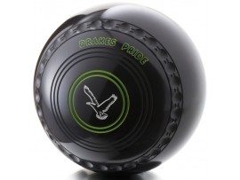 DRAKES PRIDE ADRENALINE BLACK LAWN BOWLS